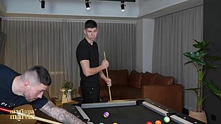 No Pool Balls, Raul! Stuff Mariana Martix's Pussy with Yours—DP Now!