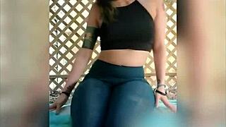 fucking my pierced wet pussy with toys outside like a total slut