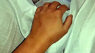 neighbors girl sneaks under blanket for secret lick wakeup