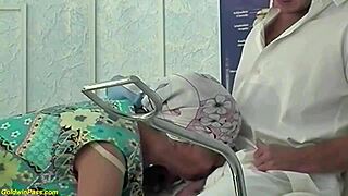 ugly granny's tight hole stretched roughly in extreme doctor fisting session