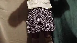 pov public slave slut humiliated with vibrator in city streets while bound and chained