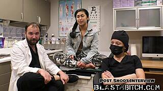 jasmine's back blasted in nurse pov cumshot