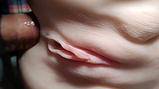 shove it deep in that shaved real doll pussy!