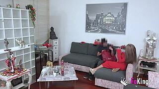 Vanessa, how's deflowering this young stud's first time feel on your big tits?