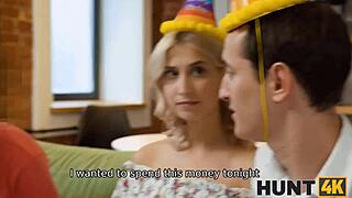 Hunt4k: Boyfriend Profits Watching Girlfriend Fuck Old Man