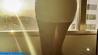 Maid's Sheer See-Through Teases Big Ass Anal Creampie Explosion!