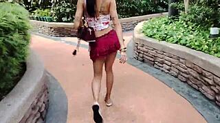 Petite Tattooed City Girl Always Ready for Hard Cock Ride