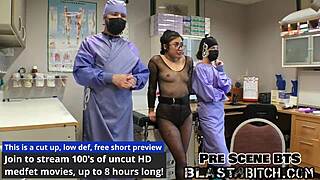 jasmine's back blasted in nurse pov cumshot