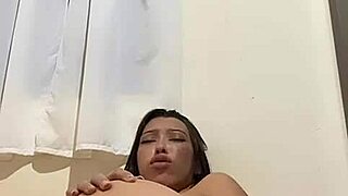 Skinny Latina teen dares ass to mouth with rough toys