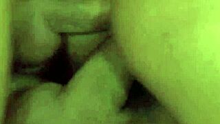 young slut seduced by two big cocks anal cumshot blast