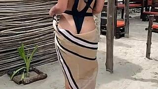 Petite colombian linda colochita endures intense gangbang assfucking in tiny outfit