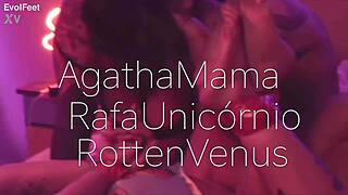 think these sluts hold back on wild sex and kinky foot worship in this dirty fetish romp?