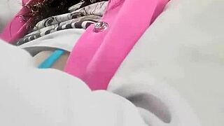 rica trans lifts miniskirt showing big melons in tlalpan