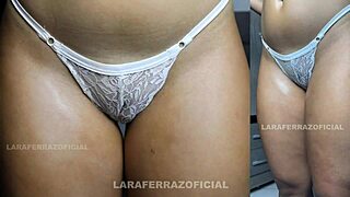 He pulls out of tight virgin friend and explodes cum all over her smooth skin