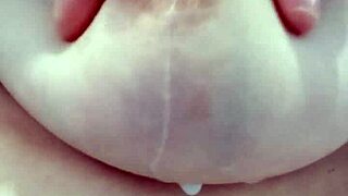 italian milf unleashes hard full tits of hot milk