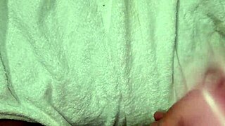 i gasp and moan spitting on his thick cock with slow intense handjob cumshot