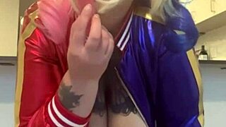 oh god, this fat bbw ass slams huge halloween dildo hard!