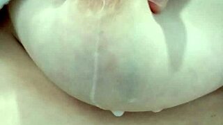 italian milf unleashes hard full tits of hot milk