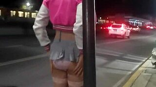 rica trans lifts miniskirt showing big melons in tlalpan