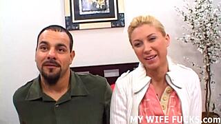 pov wife slave begs for monster bbc pounding from dominant pornstar stud