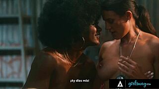 Girlsway's Wild 10-Girl Lesbian Orgy with Rough Fisting Strap-On and Squirting