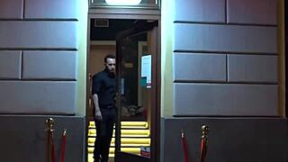 hot thai babe may thai strips and rides muscular stripper marcello bravo's huge cock hard