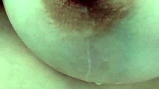 italian milf unleashes hard full tits of hot milk