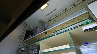 sexy hostess cleans deep but hidden cam catches her puffy wet upskirt pussy