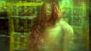 desiree ellis flexes muscular ebony fbb body teasingly