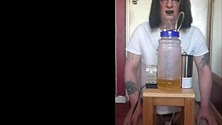 Bisexual Crossdresser's Cow Milker Sucks Tits Hard Part 6!