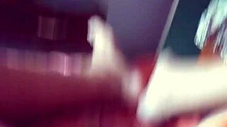 desi transsexual strokes cock till she cums hard