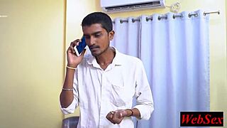 Indian desi doctor ravishes skinny nurse doll hardcore roleplay skirt lift