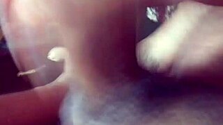 desi transsexual strokes cock till she cums hard