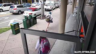 Officer Nicky Rebel spots shoplifter Daisy Fox's failed plan and escorts her to office