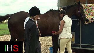 Proper pounding shatters hot girl's limits shaved pussy ass monster cock ride