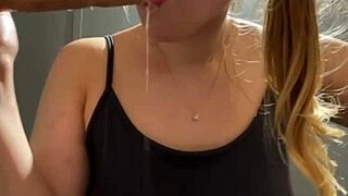 blonde teen flashes big natural tits masturbating hardcore in public park