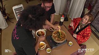 Hey I'm eating this hot sweaty Japanese Inoue Eri creampie big tits