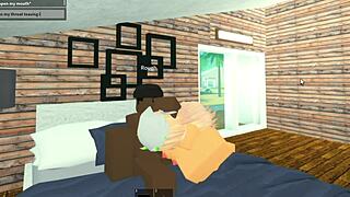 Roblox Slut Throat Fucked by Massive BBC