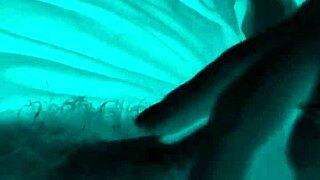 while hubby's out for beer his friend tricks hot wife into slurping his throbbing cock for messy facial