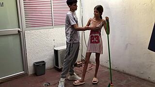 cheated girlfriend fucking pretty skinny tattooed amateur seductress