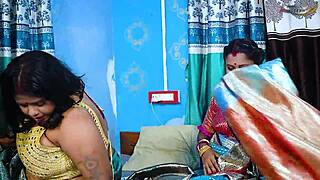 two desi hardcore threesome bangs servant intensely