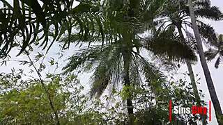 innocent african virgin maiden caught bending over by dominant prince outdoors