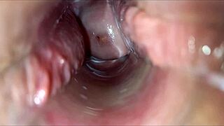 Vaginal Orgasm Explodes in Close-Up Homemade Amateur Fury!