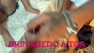 Amateur Brazilian begs for rough anal assfucking despite pain