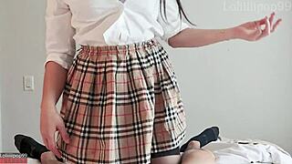 i fuck roommate's boyfriend hard while she showers dorm