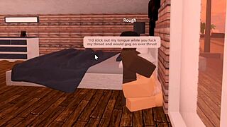 Roblox Slut Throat Fucked by Massive BBC
