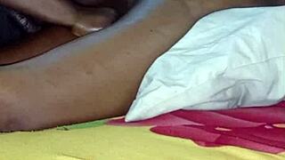 Petite black teen fears massive elephant dick first time encounter