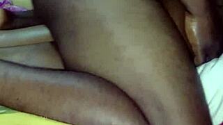 Petite black teen fears massive elephant dick first time encounter