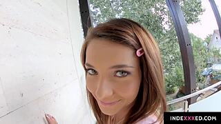 alexis brill fingers her wet pussy in solo pleasure