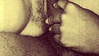 Vintage London Taboo: Dark Interracial Beaver Feast